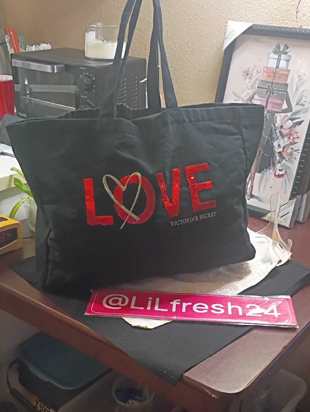 Victoria's Secret Black Tote